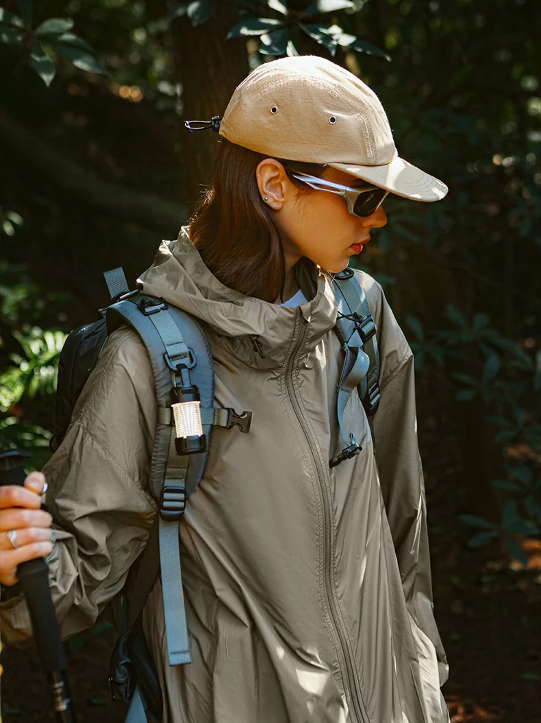 Outdoor Hooded Zipper Sunscreen Coat - Image 3
