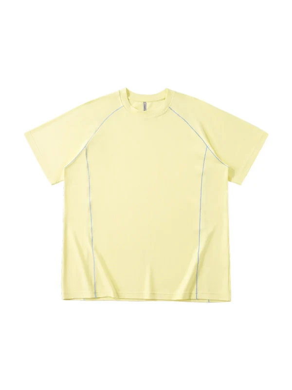 Color-blocked Sports Stretch T-shirts - Image 8