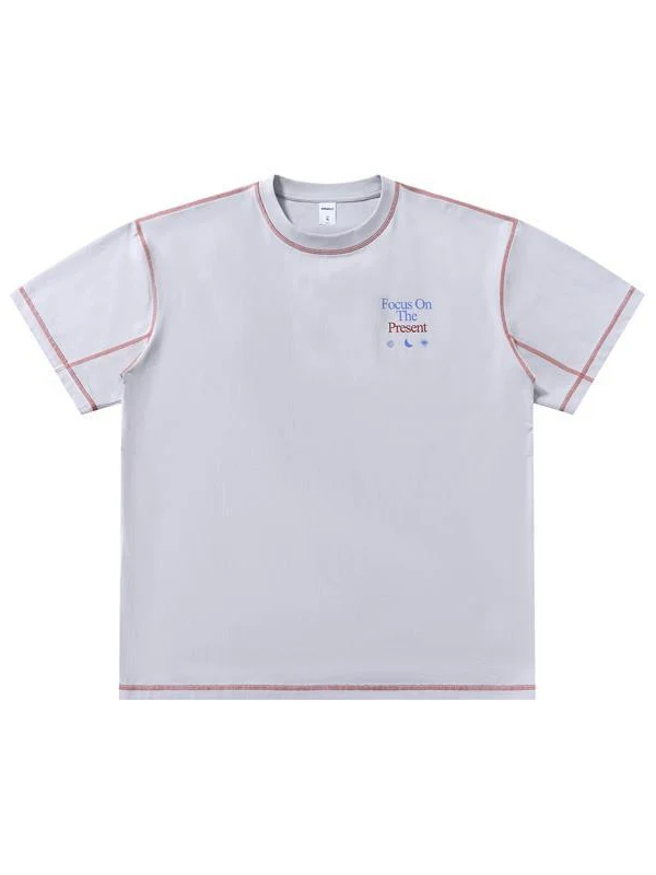 Color-blocked Loose-fit T-shirts - Image 4