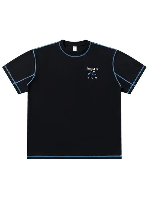 Color-blocked Loose-fit T-shirts - Image 7