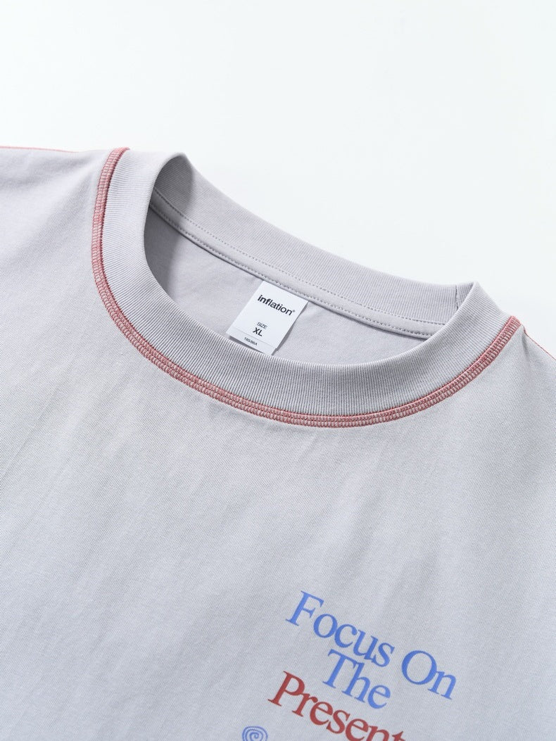 Color-blocked Loose-fit T-shirts - Image 8