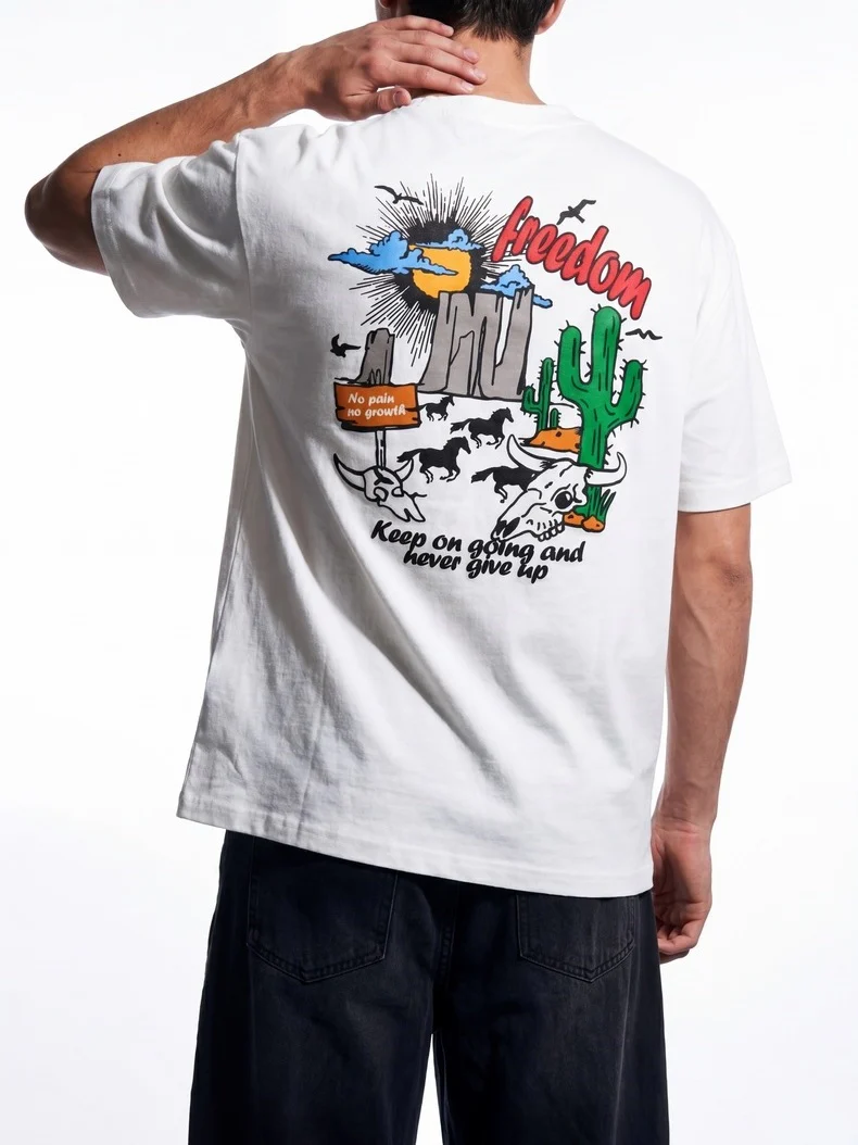 Printed Loose-fit T-shirts - Image 8