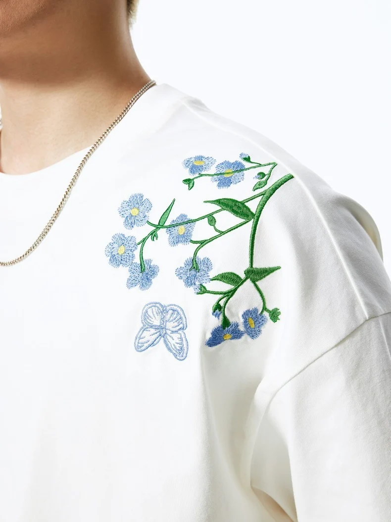 Butterfly Floral Printed T-shirts - Image 3