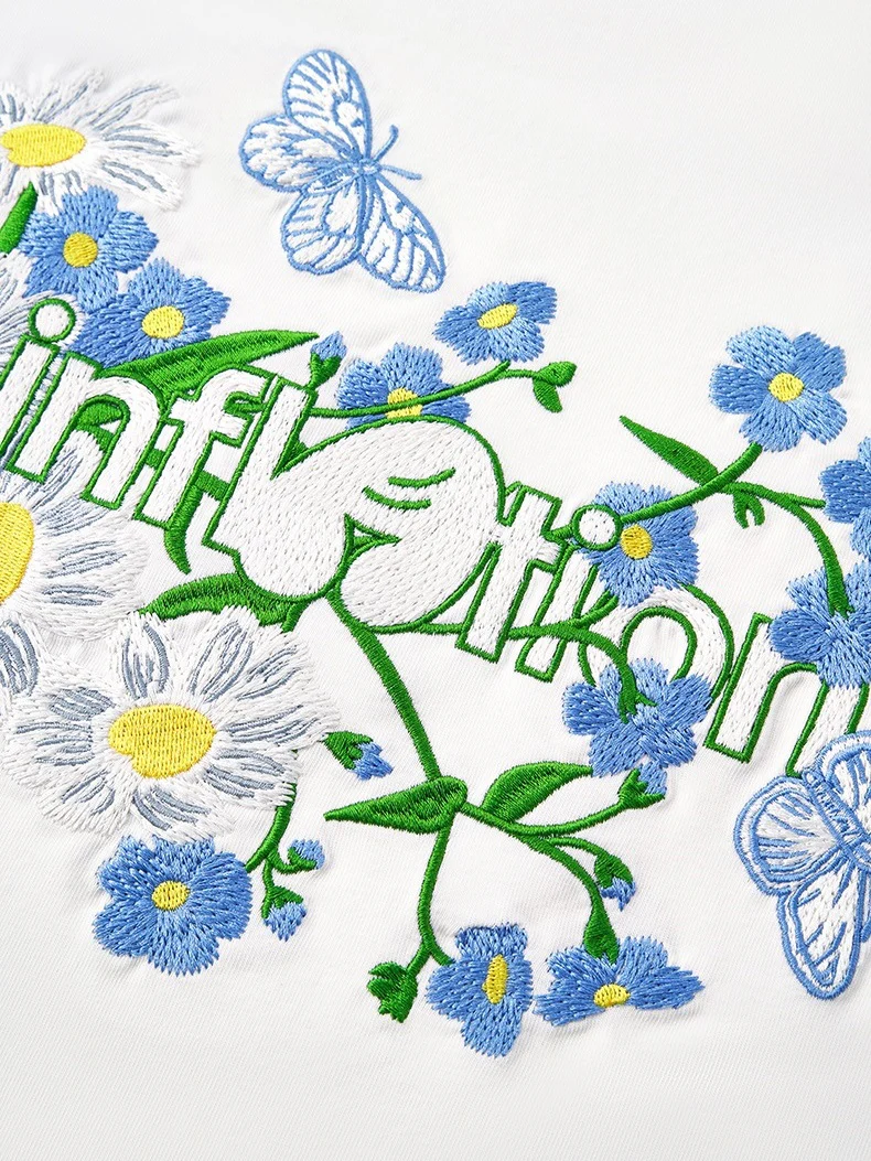 Butterfly Floral Printed T-shirts - Image 6