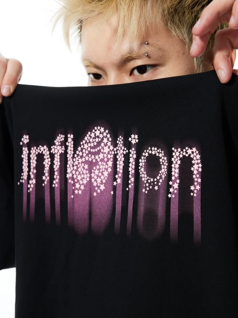Letter Printed T-shirts - Image 7