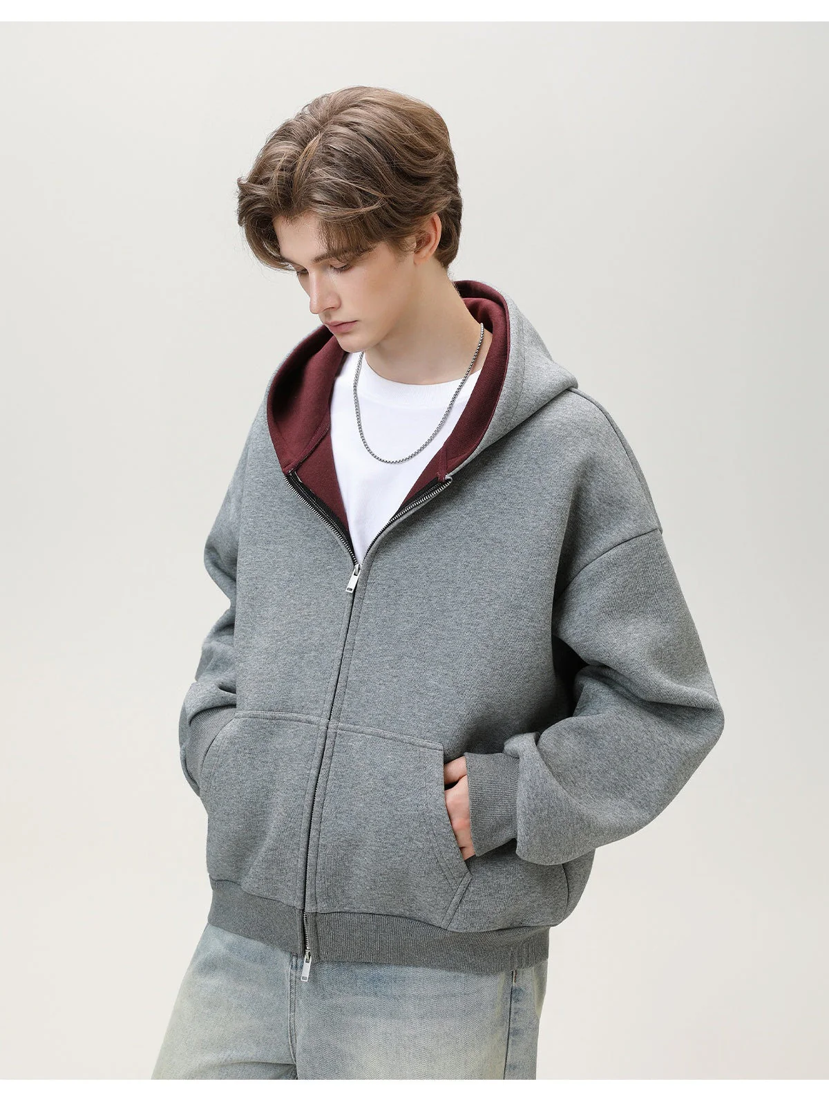Liber Autumn Men's Solid Color Jackets - Image 6