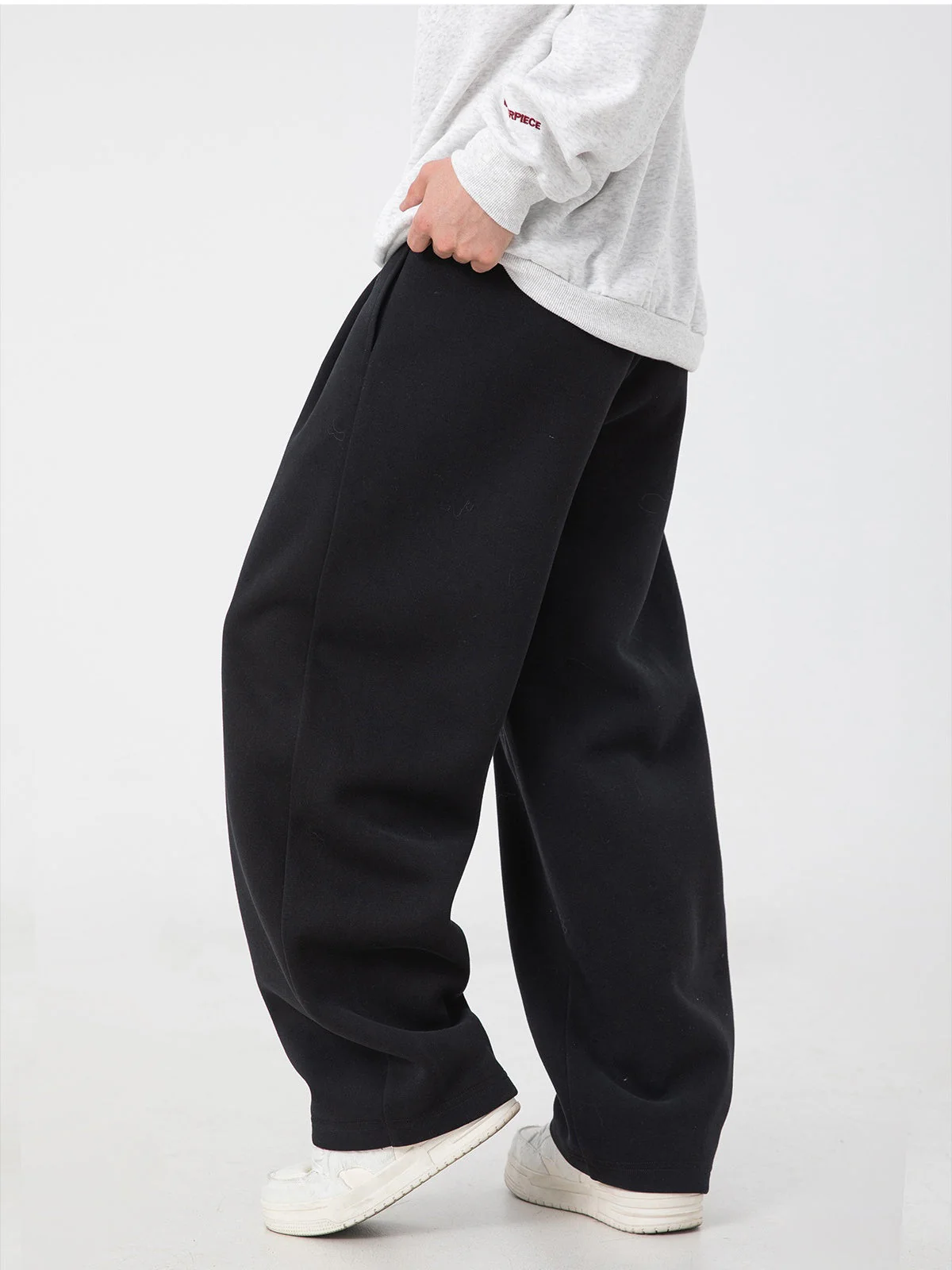 Loose Fit Drawstring Joggers - Image 11