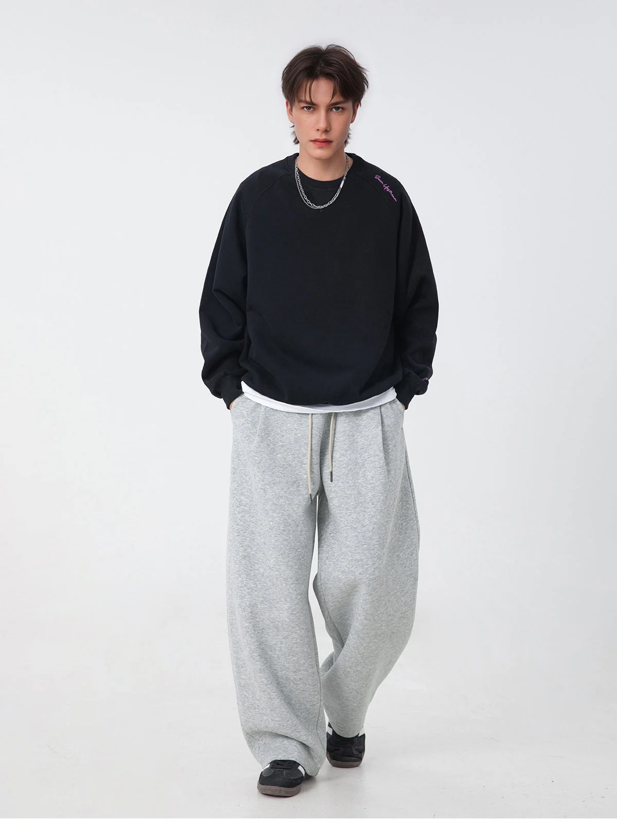 Loose Fit Drawstring Joggers - Image 8