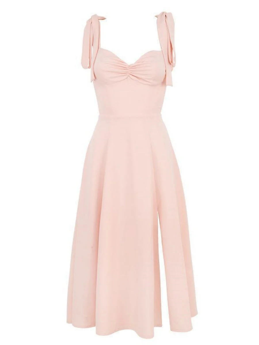 Lace Up Slit Bridesmaid Cocktail Party Maxi Dresses - Image 14