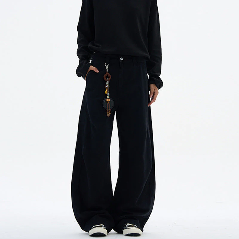Deconstruction Machete Loose Silhouette Vintage Floor-length Pants - Image 3