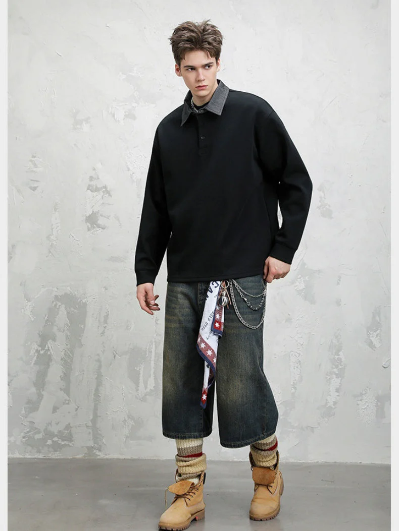 Sports Leisure High Street Long Sleeve Sweatshirts&Hoodies - Image 6