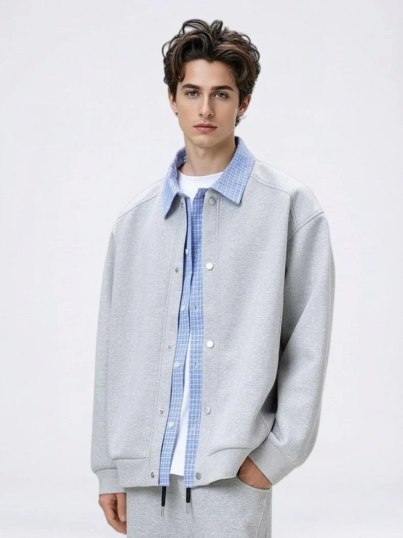 Layered-look Color-blocked Jackets