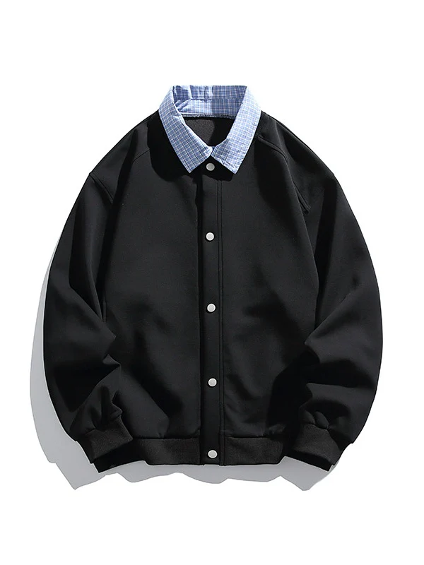 Layered-look Color-blocked Jackets - Image 7