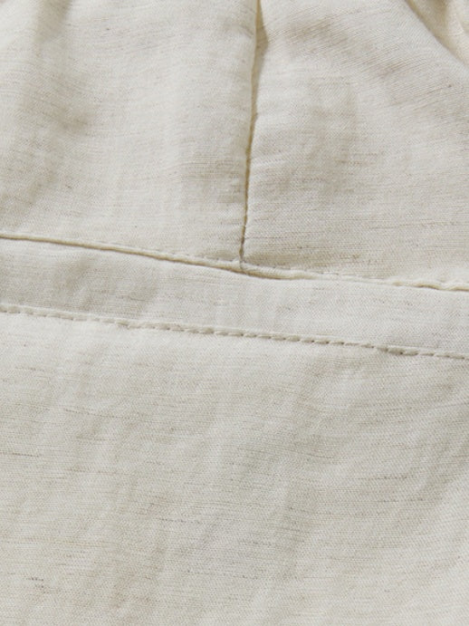 Linen Blend Straight-fit Breathable Pants - Image 10