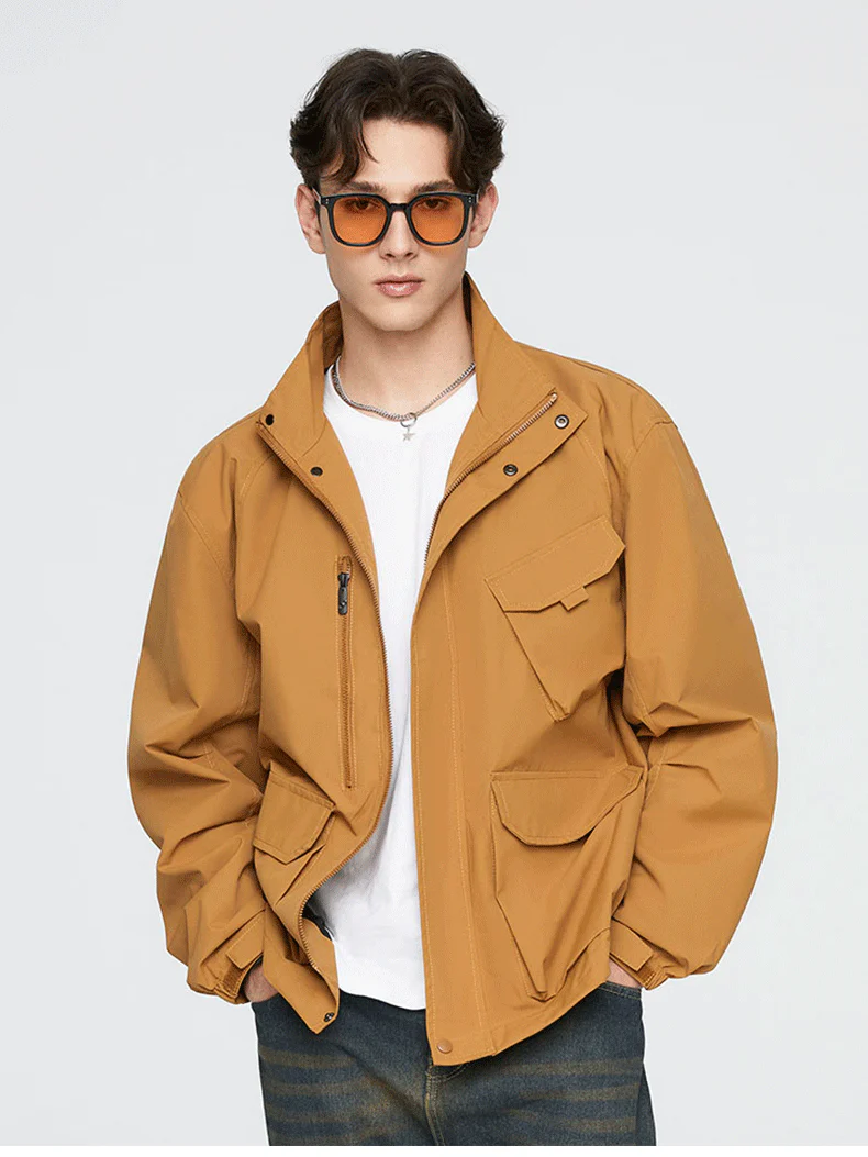 All-match Trend Sports Outdoor Leisure Multiple Pockets Work Jacket - Image 5
