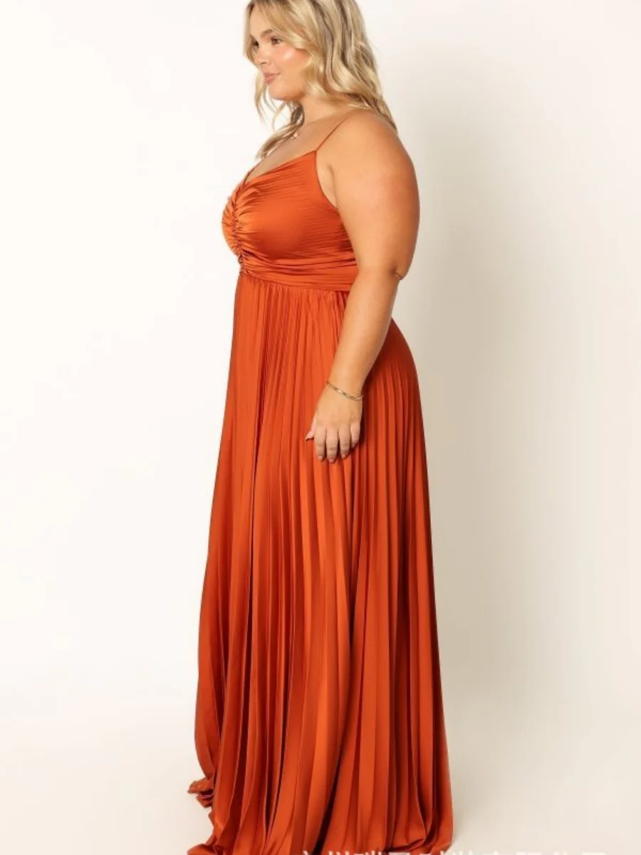 Camisoles Green Formal Dress Crimp Maxi Dresses - Image 26