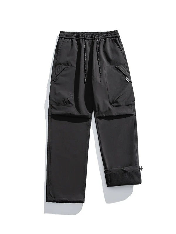 Water Proof Mountain Climbing Windproof Plush Outdoor Sports Tooling Hiking Pants - Image 3