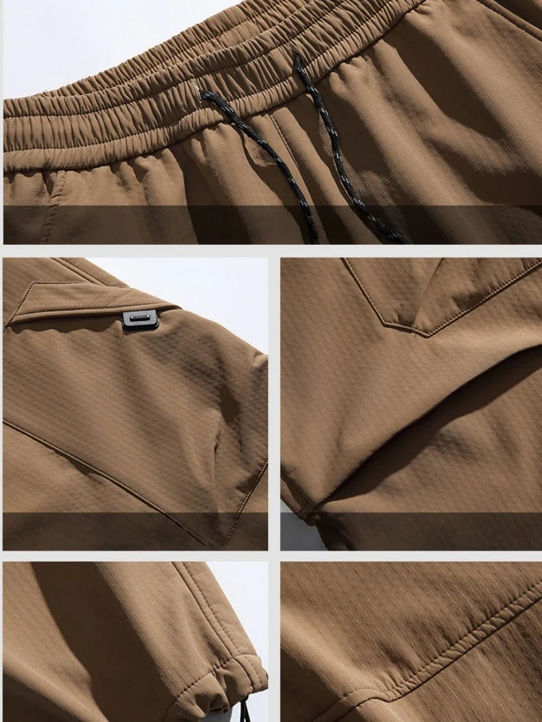 Water Proof Mountain Climbing Windproof Plush Outdoor Sports Tooling Hiking Pants - Image 8