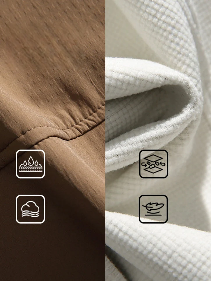 Water Proof Mountain Climbing Windproof Plush Outdoor Sports Tooling Hiking Pants - Image 9