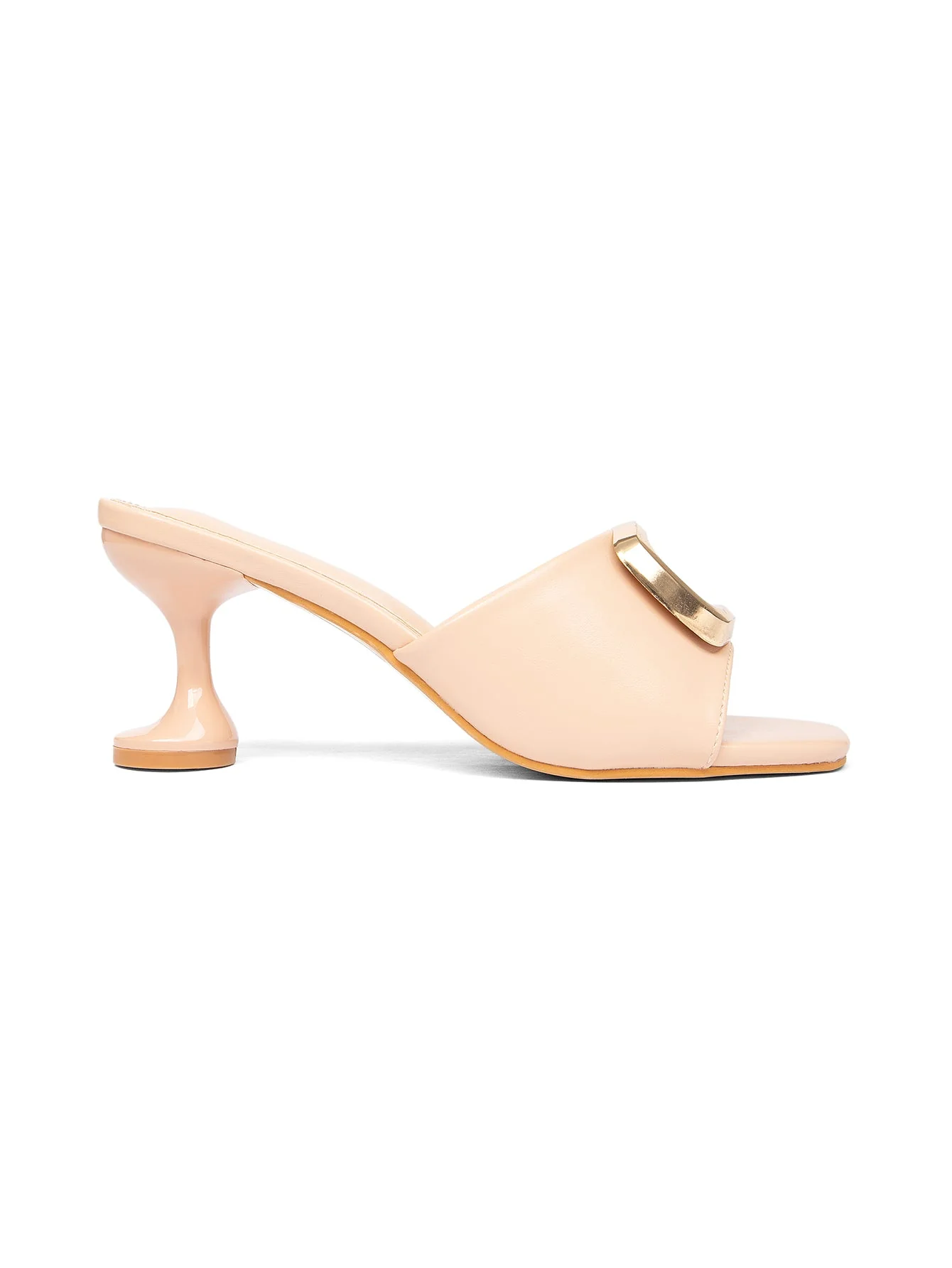 Women's High-heeled Sandals With Metal Buckles - Image 13
