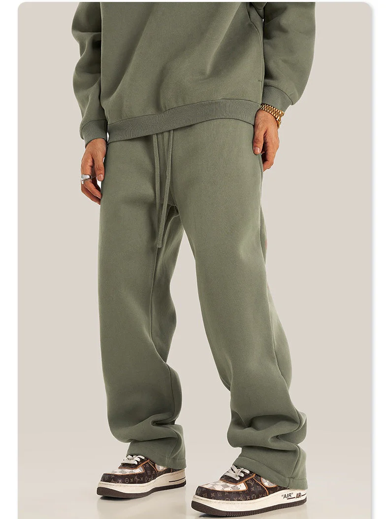 Loose Plush All-match Straight-leg Sweatpants - Image 7