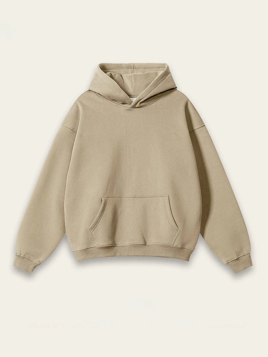 Liber Autumn Neutral Light Fleece Hoodies - Image 16