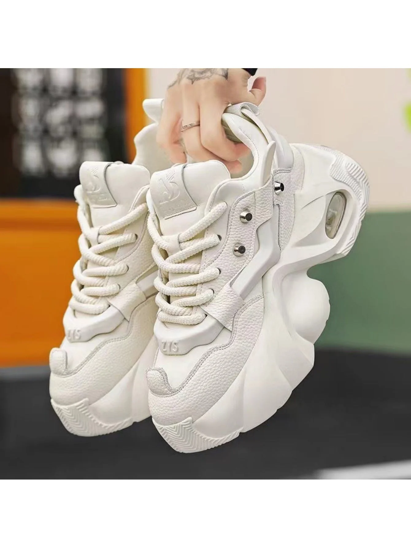 Liber Four Seasons Thick-soled Men's Casual Sports Shoes - Image 3