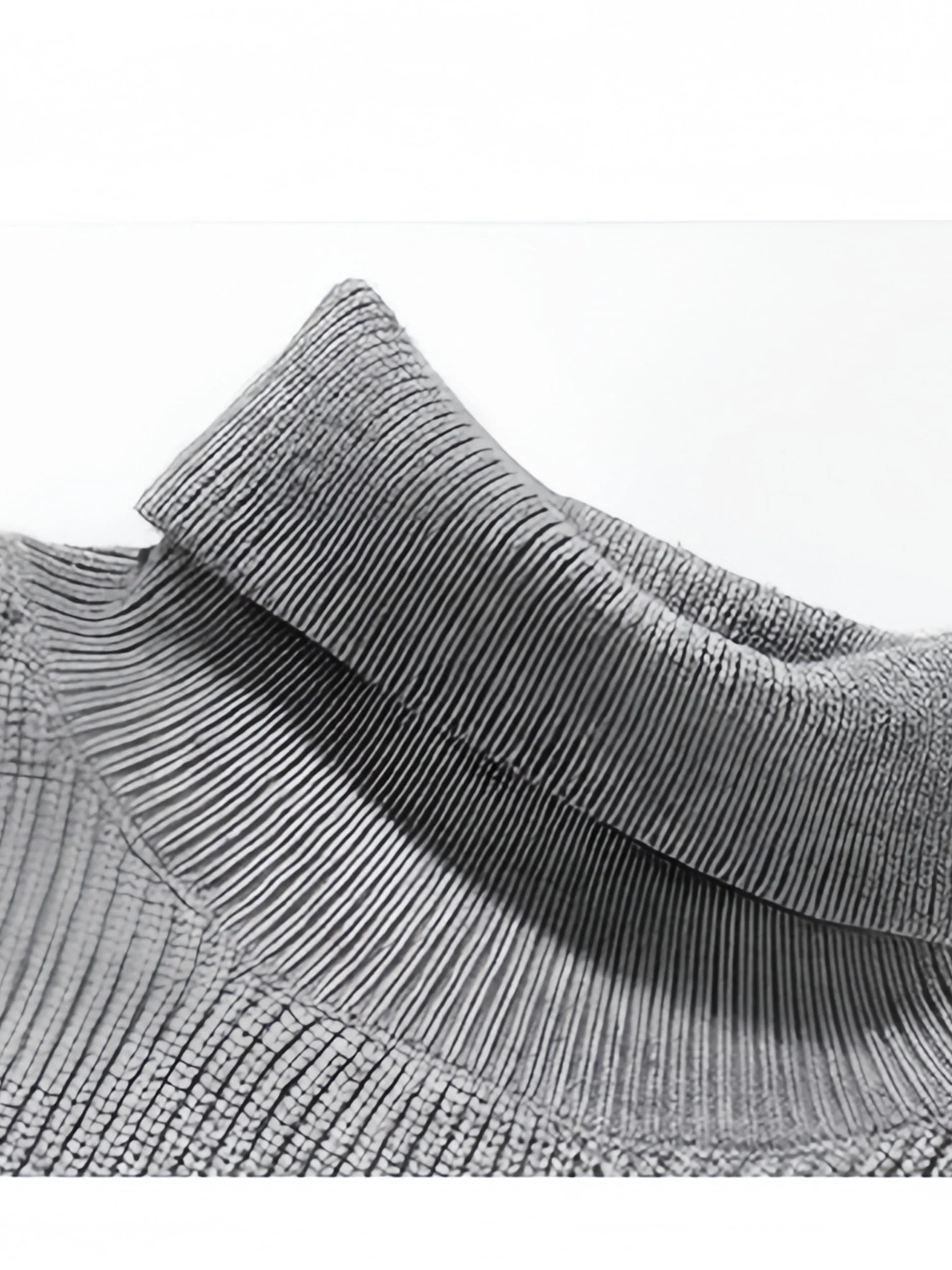 Simplicity Solid Color Loose Long Sleeve Turtleneck Sweater - Image 6