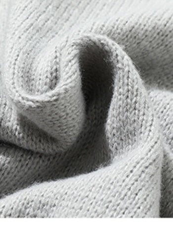 Old Money Style Leisure Solid Color V-neck Ins All-match Sweater - Image 8