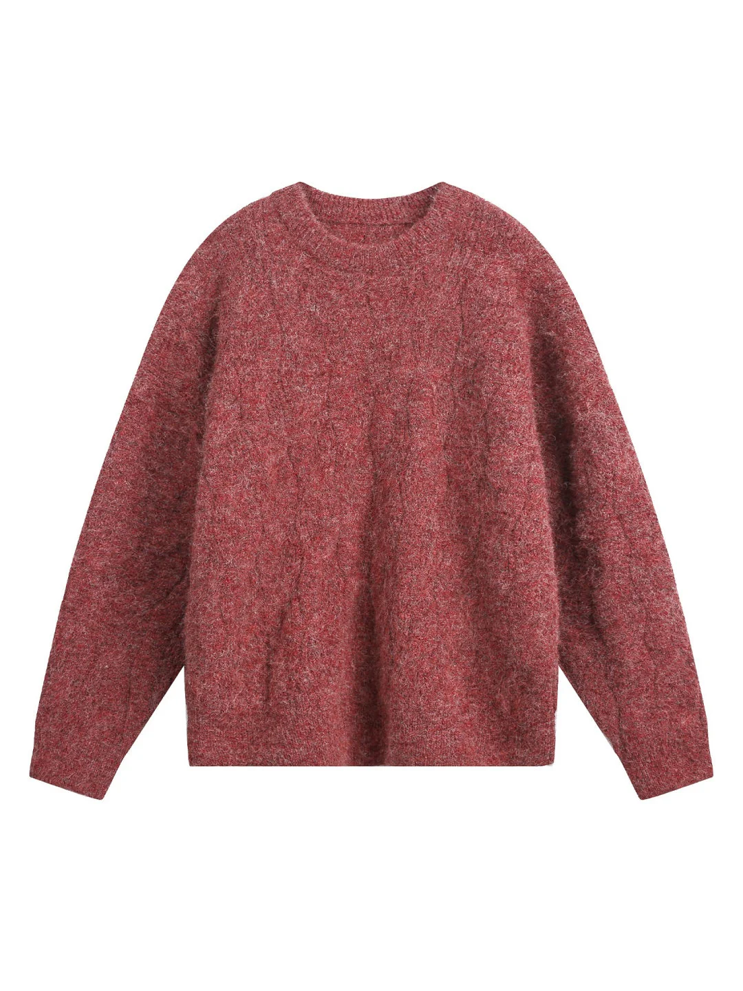 Liber Autumn Neutral wear Ribbed hem Sweaters - Image 11
