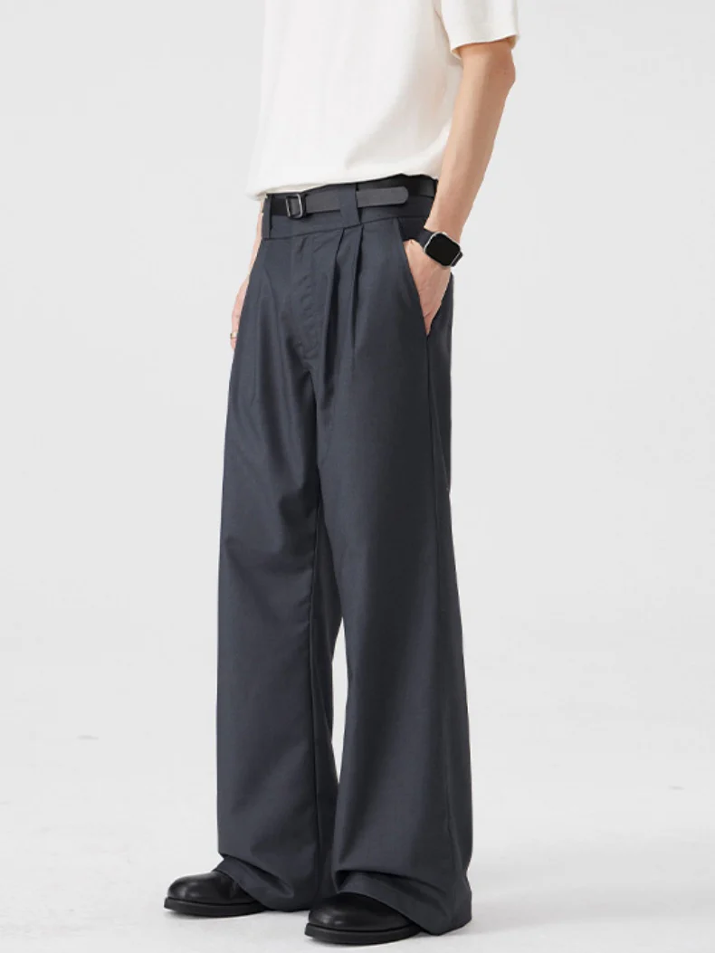 Commuting Cleanfit Straight-fit Wide-leg Dress Pants Pants - Image 2