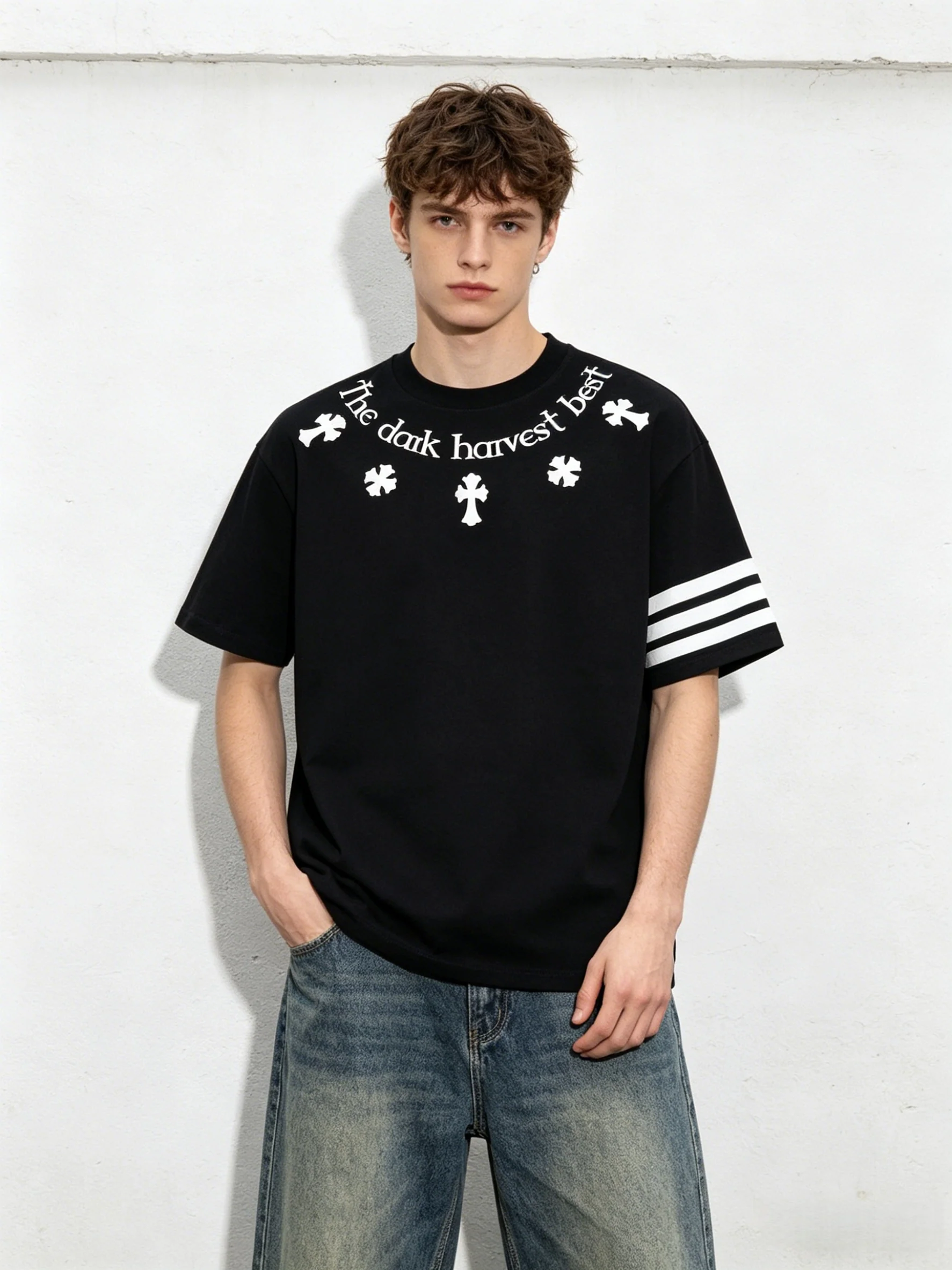 Cross Printed INS T-shirts