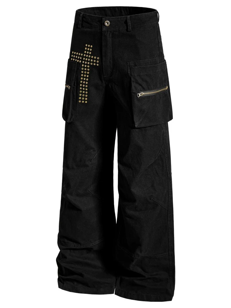 Vibe Cross Metal Orange Hippie Jeans - Image 2
