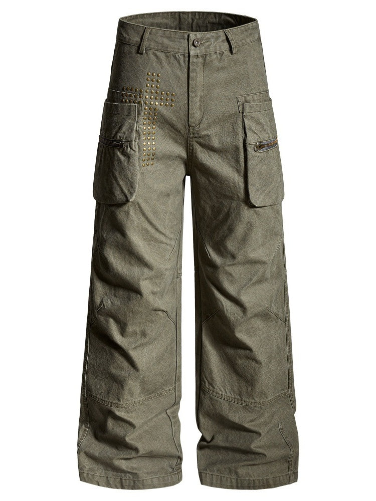 Vibe Cross Metal Orange Hippie Jeans - Image 7
