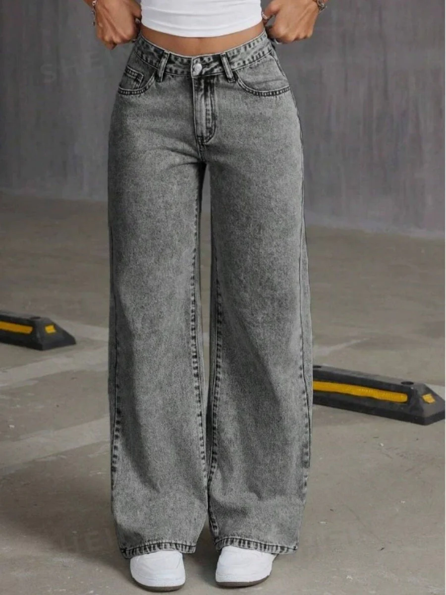Liber Autumn Women's Embroidery Bow Jeans - Image 4