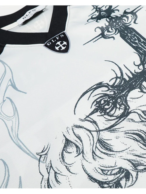 Japanese Manga Gothiabi Cartoon Printed Ins T-shirts - Image 4
