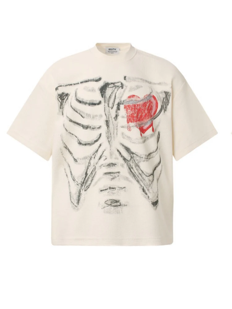 Humanoid Skeleton Love T-shirt - Image 7