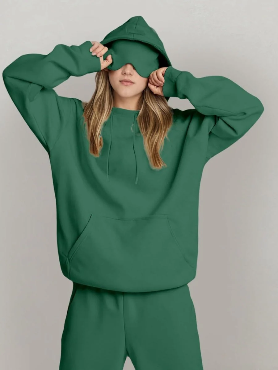 Pocket Solid Color Hoodies - Image 12