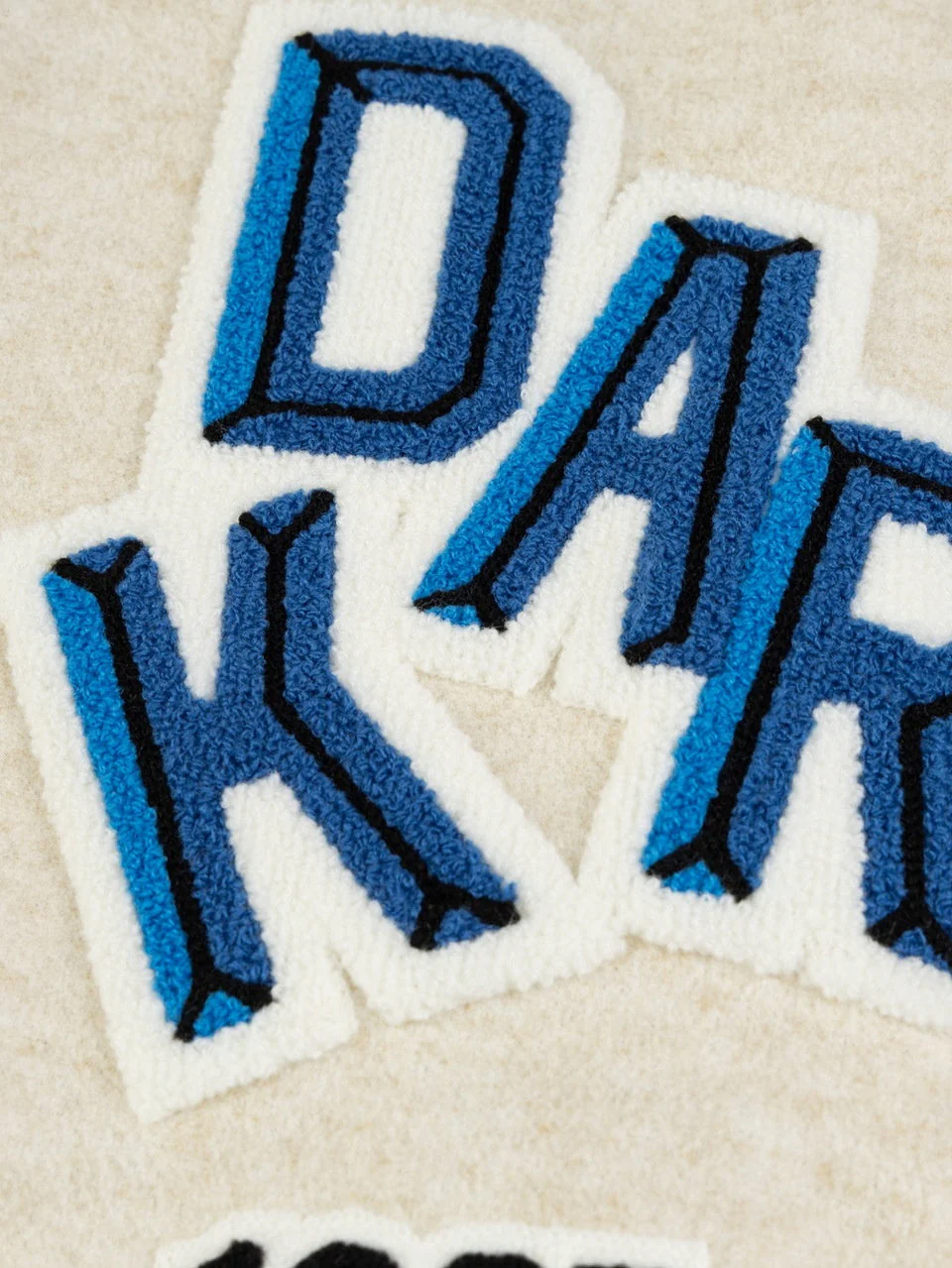 Flocking Embroidery Letter Quilted Thickening Baseball Uniform - Image 6