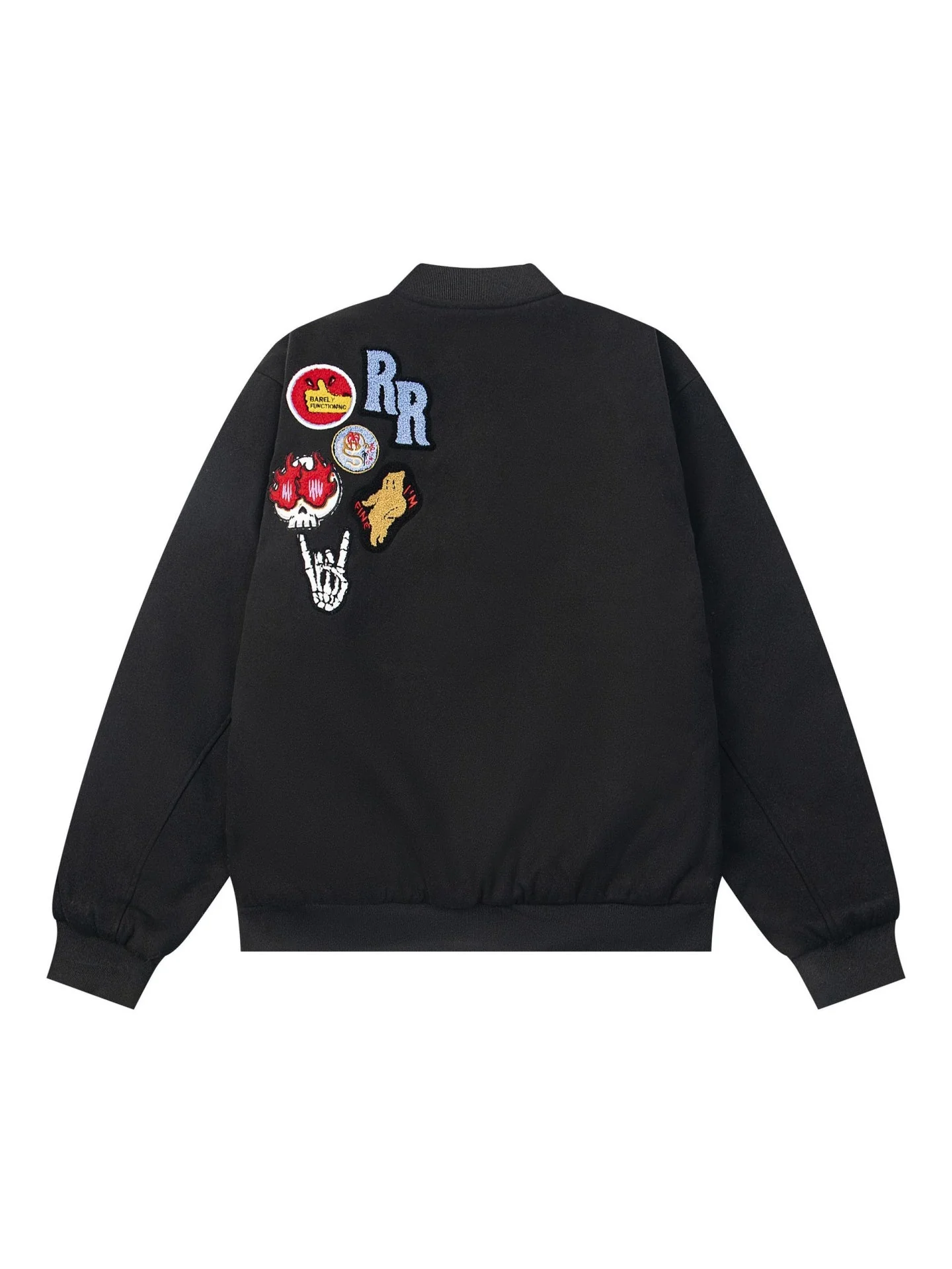 Fun Letters Embroidery Thickening Loose And Casual Hip-hop Jacket - Image 3