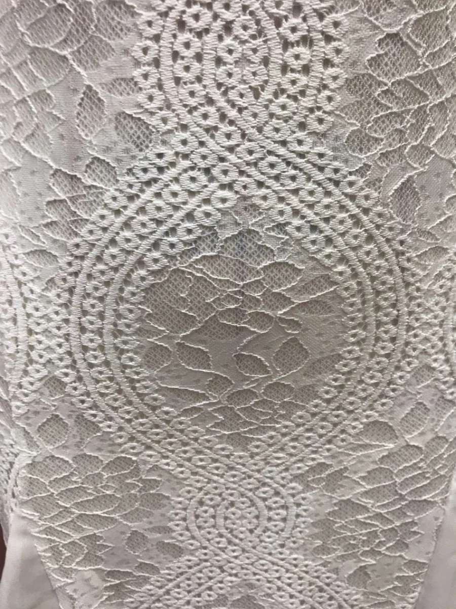 Hollow Printed Long Sleeve Bridal Wedding Dress Maxi Dresses - Image 7