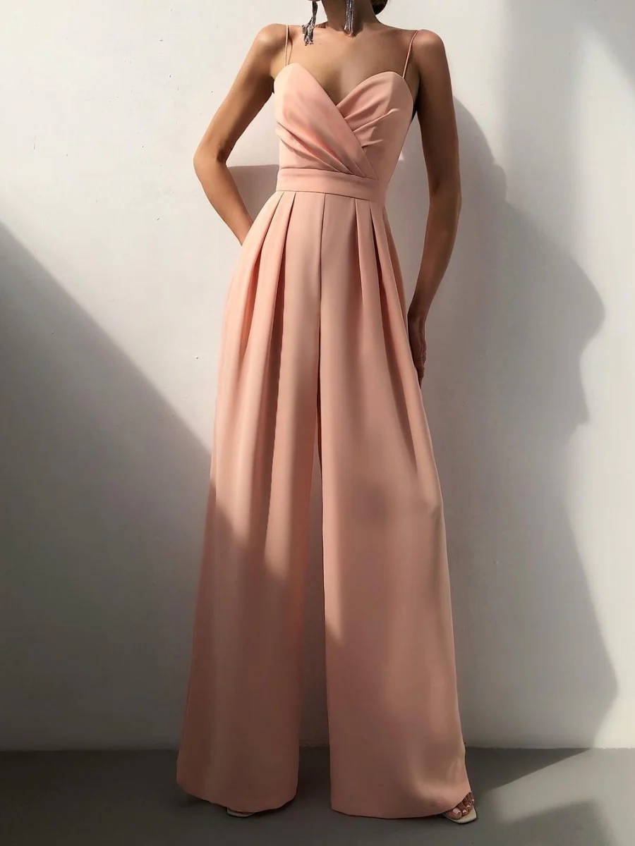 Camisoles Waist Straight-fit Jumpsuits - Image 14