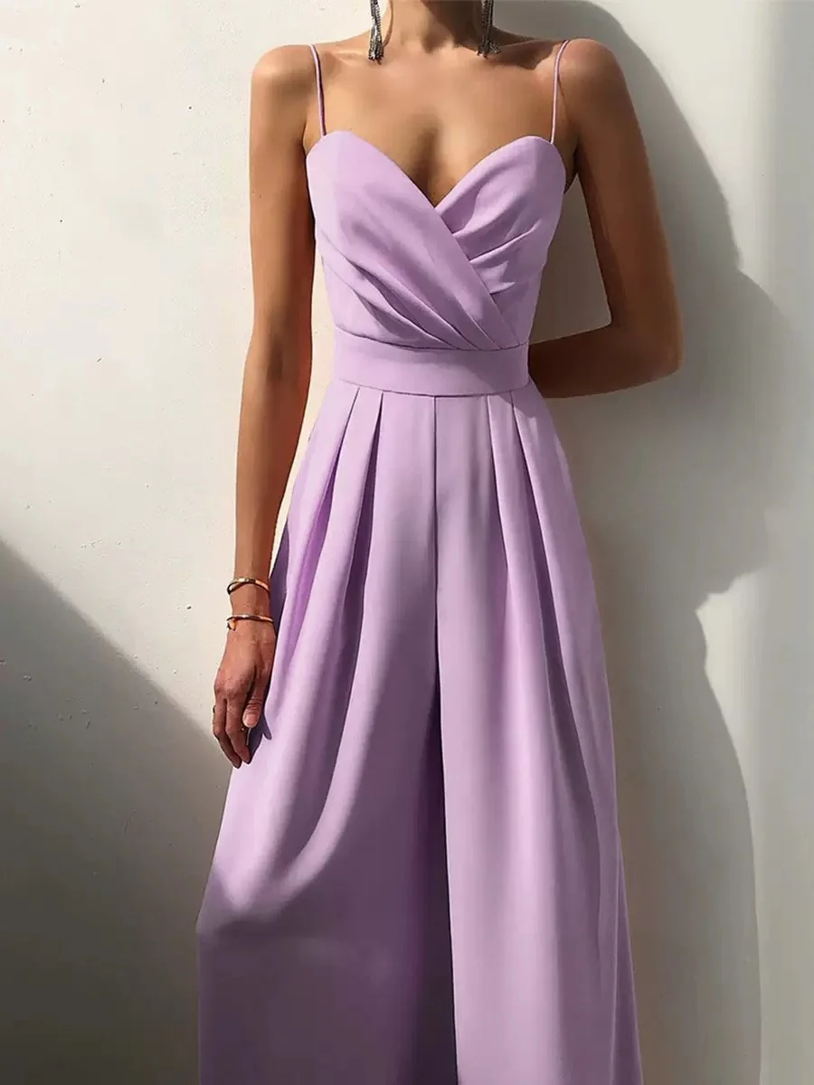 Camisoles Waist Straight-fit Jumpsuits - Image 16