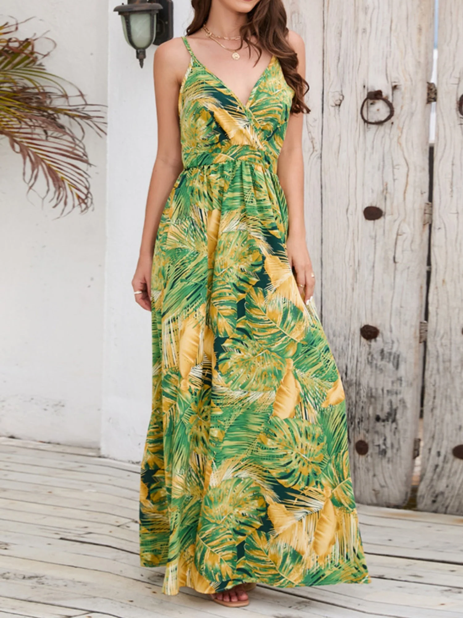 Floral Print Bohemia Camisoles Maxi Dresses - Image 17