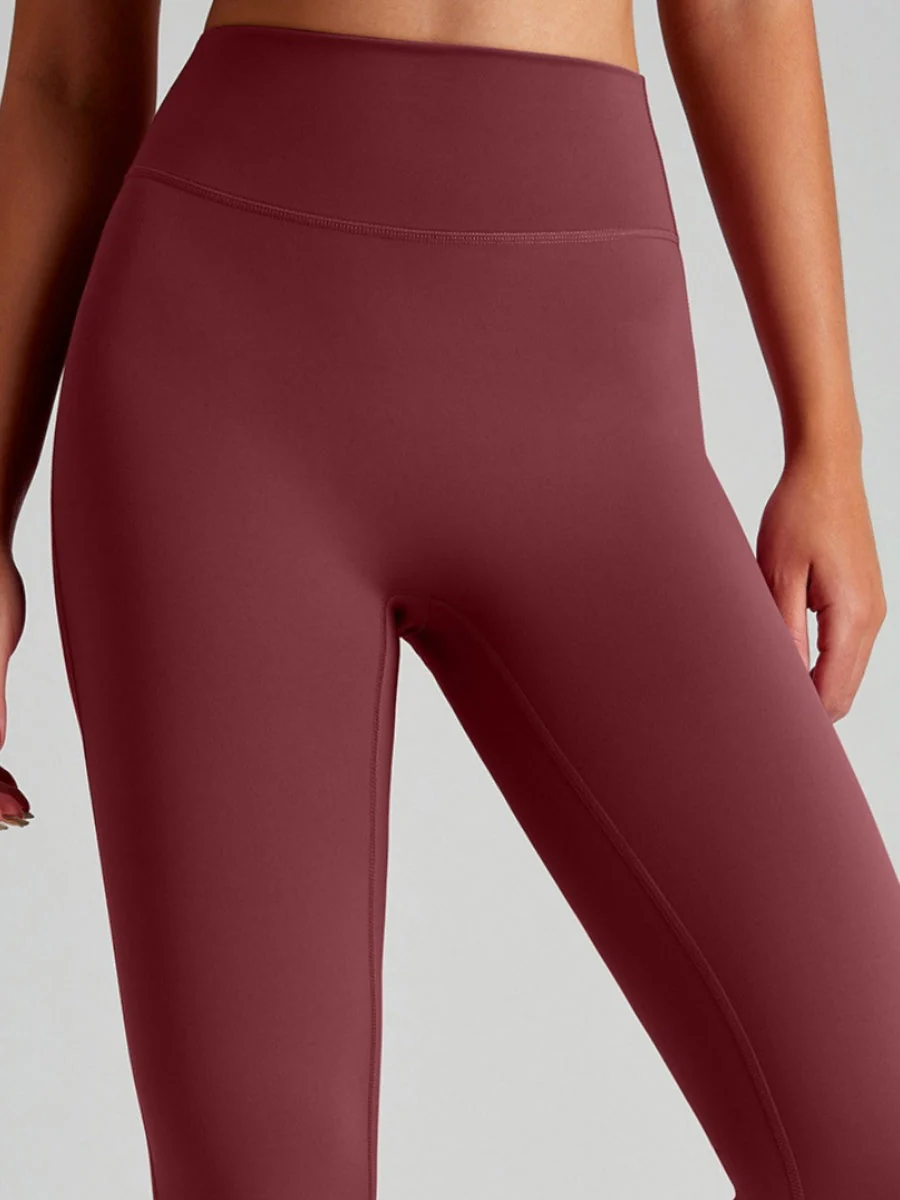 Pocket Peach Butt Yoga High Waist Buttocks Lift Sanded Stretch Tight Fit Sports Pants - Image 14