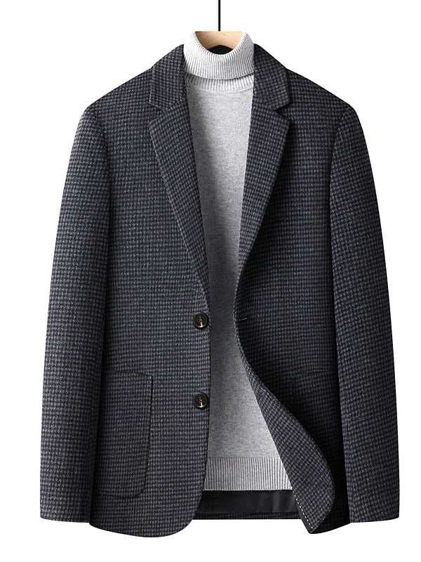 Leisure Cloth Suit Slim Wool Blazers - Image 6