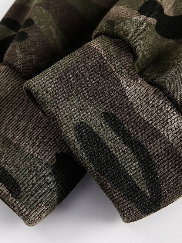 Street Camouflage Cardigan Zipper Hoodies - Image 6