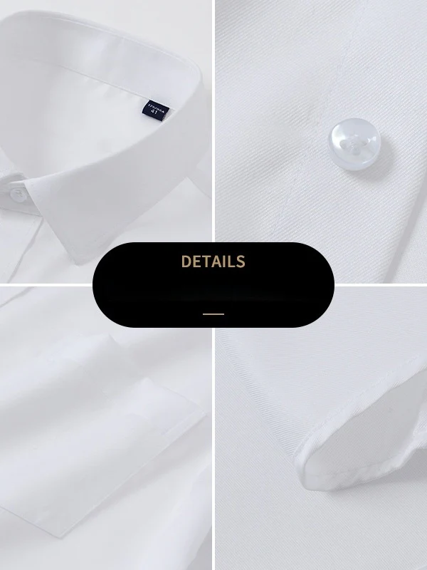 Business White Shirt Slim-fit Shirts - Image 3