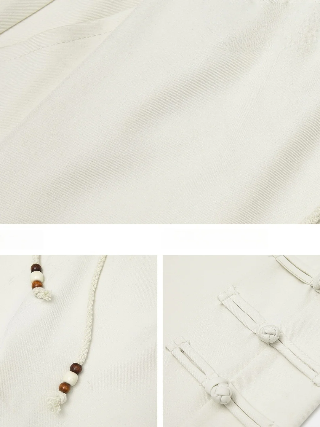 New Chinese Style Chinese Knot Design Loose-fit Pants - Image 4