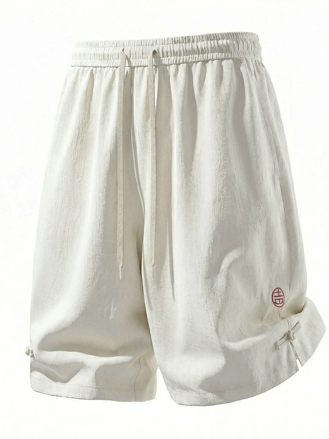 New Chinese Style Plum Bossom Breathable Shorts - Image 4